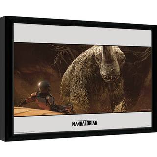STAR WARS - The Mandalorian Rescue - Framed Print 30x40cm