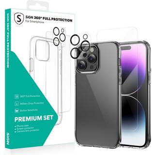 SiGN 360 Komplet Beskyttelsespakke til iPhone 14 Pro Max