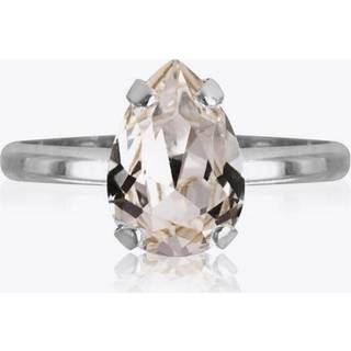 Petite Drop sormus crystal rhodium