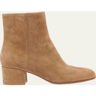 Gianvito Rossi 45 suede ankle boots - beige - EU 35.5