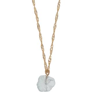 Timi Of Sweden Looking Good Aquamarine Necklace Gold
