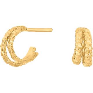 Nordahl Jewellery Happy52 øreringe i forgyldt sølv