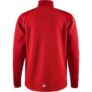 Craft 1912728 squad 2.0 full zip m Herre / Sportsjakke Bright Red/Express 3XL