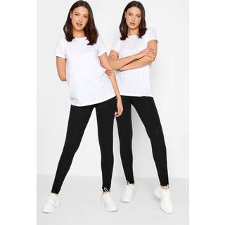 Lts Made For Good Tall 2 Pack Black Stretch Cotton Leggings Long > 20 Lts | Tall Women's Leggings - Long 20