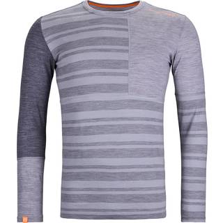 Ortovox 185 Rock'N'Wool Long Sleeve Merino undertøj Herrer størrelse XL farve grå