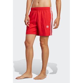 Originals Adicolor 3-Stripes badeshorts - Better Scarlet / White
