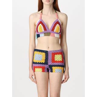 Marni x No Vacancy Inn knit crop top - multicoloured - L