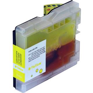 Kompatibel med LC1000Y Blækpatron gul til Brother