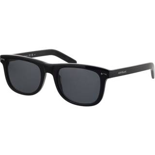 Montblanc MB0260S 001 53 Solbriller Mænd Black - Black - 53mm