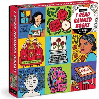 I Read Banned Books 500 Piece Family Puzzle