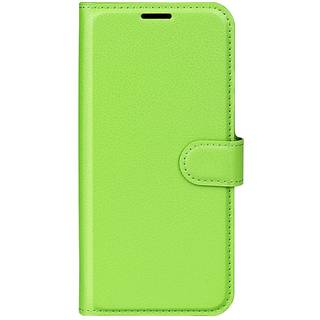 Xiaomi 13T / 13T Pro Litchi Læder Flip Cover m. Pung - Grøn