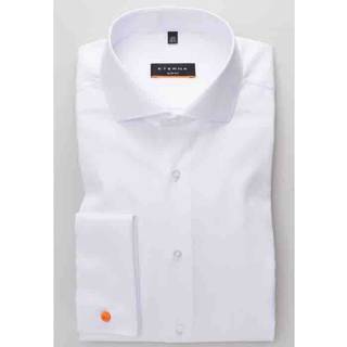 SLIM FIT Cover Shirt in white plain