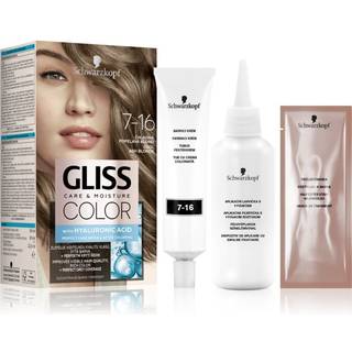 Schwarzkopf Gliss Color Permanent hårfarve Skygge 7-16 Cool Ash Blonde 1 stk. - 1 stk.