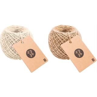 Juteschnur 1mm 50m - Creme
