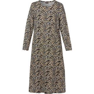 Trofe Zebra Long Sleeve Dress - Mixed - X-Large