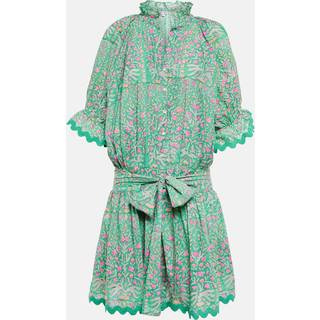 Isle Top in Green & Navy - S
