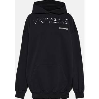 Balenciaga WFP cotton jersey hoodie - black - XS