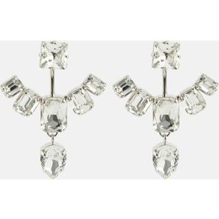 Balmain Crystal pendant earrings - silver - One Size