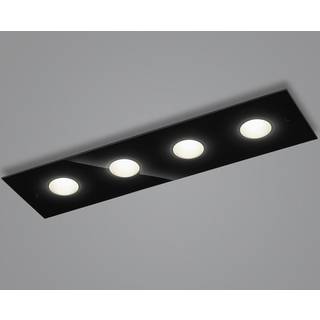 Helestra Nomi LED-loftlampe 75x21cm dim sort