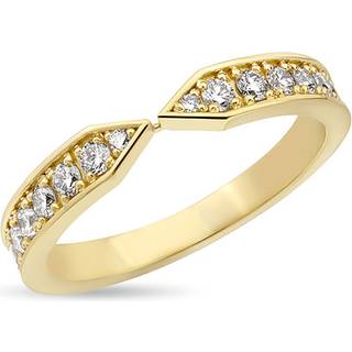 NURAN 14kt guld ring med 0,40ct brillanter