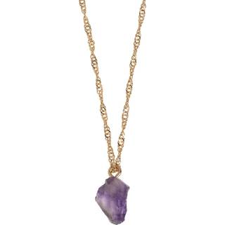 Timi Of Sweden Stay Cool Amethyst Necklace Gold