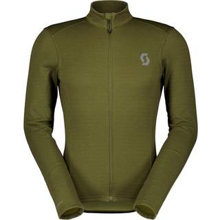 SCOTT Gravel Merino Warm Langærmet Jersey Grøn - Størrelse Small