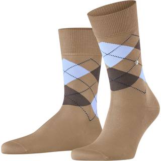 Burlington Herren Socken beige Baumwolle & Mix Gemustert