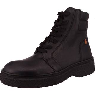 El Naturalistatil kvinder. 259001101005_001 Ankelstøvler i læder N5900 Wax Nappa Sort / Arpea (38), Fast, 1-3 cm, Casual