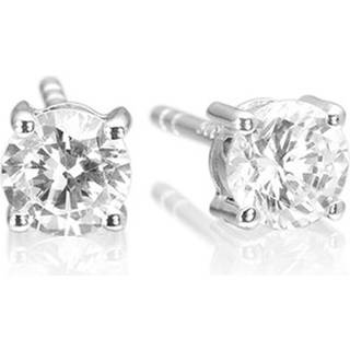 Sif Jakobs Princess round ørestikker i sølv med cubic zirkonia Ø 5 mm