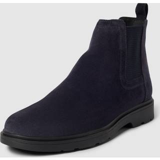 GEOX Herren Chelsea Boots braun Velours