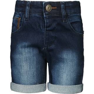 Minymo Børne Shorts i økologisk bomuld - Dark Blue Denim - 92