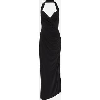 Norma Kamali Halterneck maxi dress - black - XXS