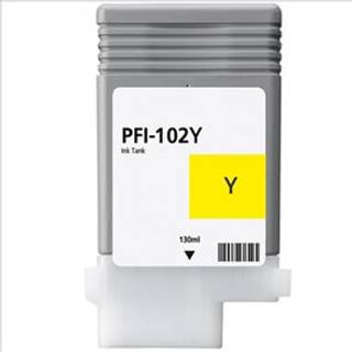 Canon PFI102Y / 0898B001 gul blækpatron - Kompatibel