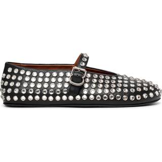AlaÃ¯a Embellished leather ballet flats - black - EU 38.5
