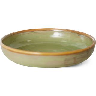 HKliving Home Chef dyb tallerken medium Ø19,3 cm Moss green