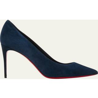 Christian Louboutin Kate 85 suede pumps - blue - EU 35.5