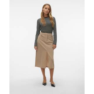Cuba Højtaljet Nederdel, Silver Mink, S
