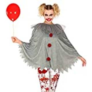 Uhyggelige klovn poncho