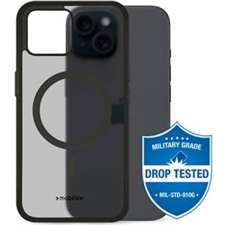 iPhone 15 - Mobilize Hybrid Magsafe Cover, Sort