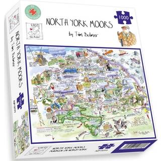 Map of North York Moors Jigsaw 1000 Piece Puzzle