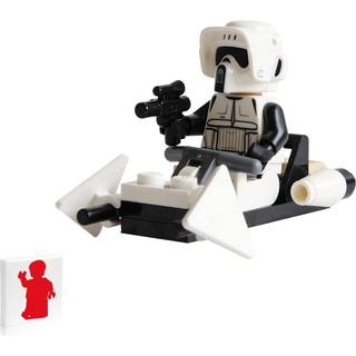 Lego Star Wars The Mandalorian Minifigure - Imperial Scout Trooper med Blaster og Speeder Bike 75292