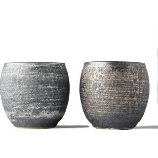 Japansk Keramik Kop Sæt 320ml Limited Guld & Sølv Kōseki
