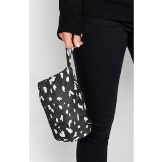 Lts Tall Black Dalmatian Print Pocket Parka 10 Lts | Tall Women's Jackets