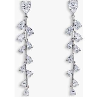 Ivory & Co Ivory & Co Silver Plated Willow Trailing Vine Earrings