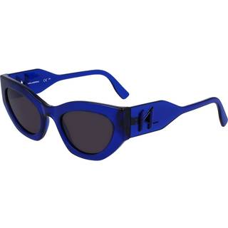 Karl Lagerfeld Kvinde KL6122S 424 Solbriller Bio-injekt Blå Grå Cat Eye Normal Normal - Blå