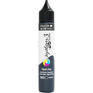 System 3 Fluid Acrylic - 29,5ml. Paynes Grey