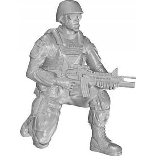 Kneeling Soldier(on right knee),US Army Infantry Squad 2nd Division