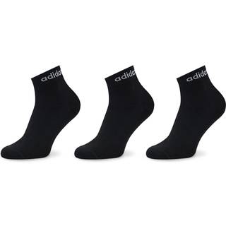 Think Linear Ankle sokker, 3 par - Black / White - 43-45