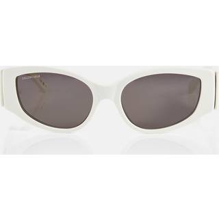 Balenciaga Everyday logo cat-eye sunglasses - white - One Size