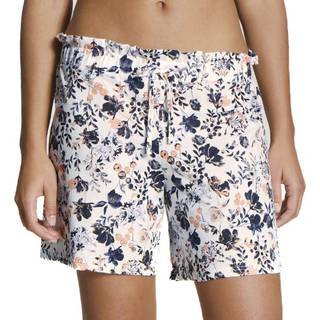 Calida Favourites Flowers Shorts - White w Flower - XX-Small